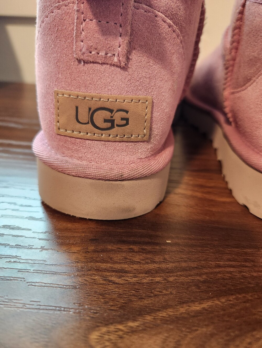 UGG Classic Ultra Mini Boots In Dusty Orchid Size 7 - Picture 5 of 14